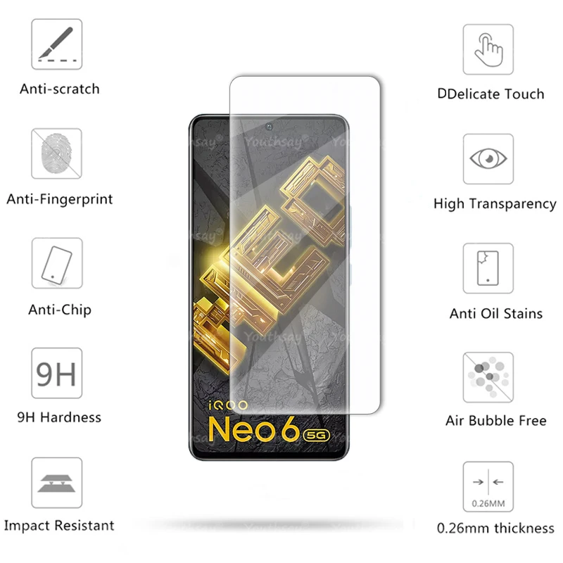 ДЛЯ VIVO iQOO Neo 6 стеклянная пленка для vivo Neo6 закаленное стекло объектива камеры