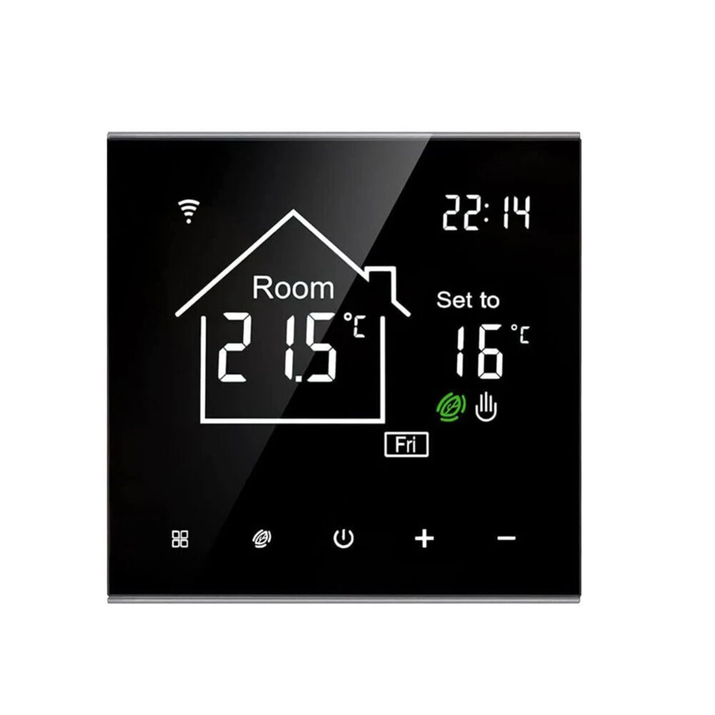 

None Thermostat Thermostats Heating Programmable Room Thermostat Smart Touch Buttons Wall Foot Wifi Thermostat