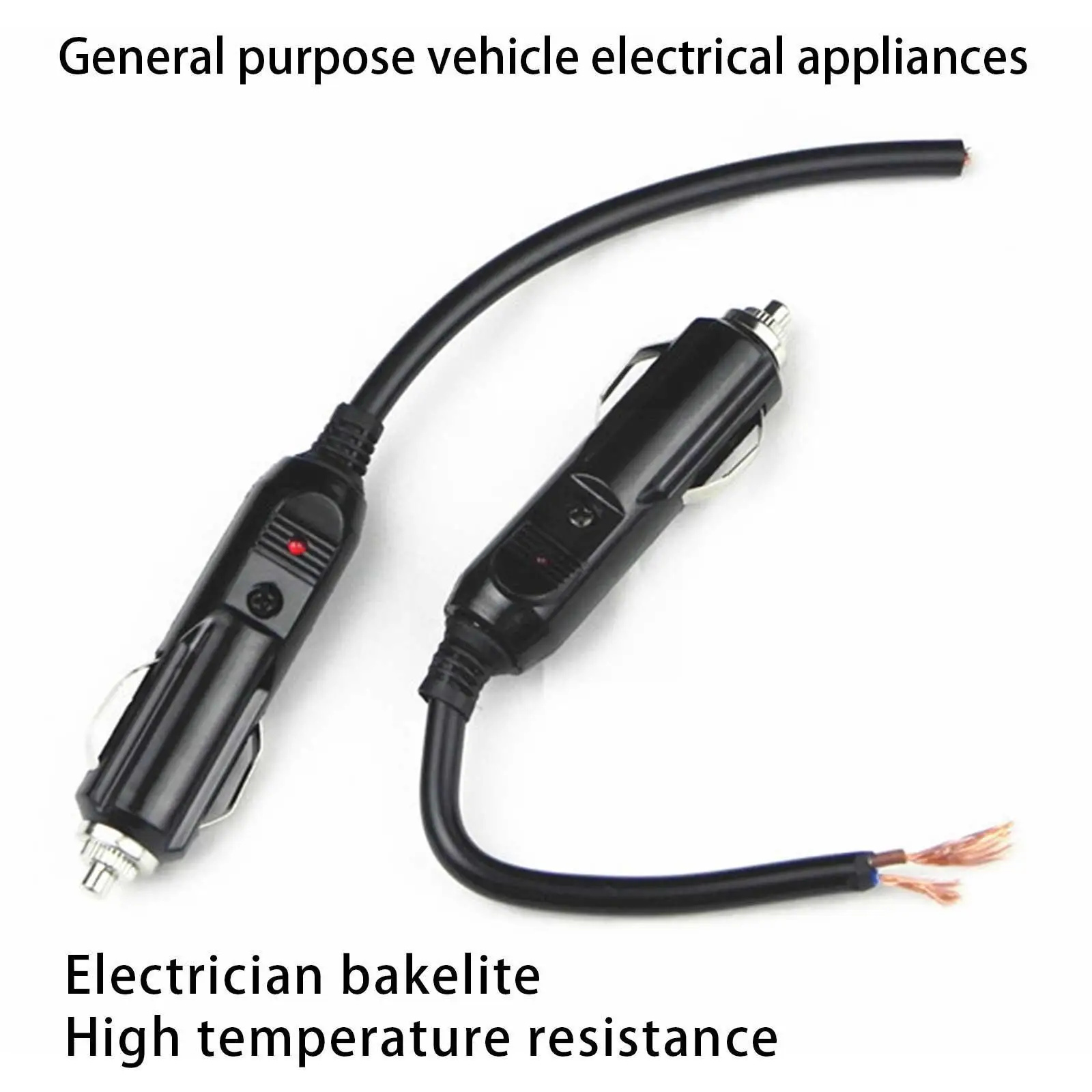 

12V/24V Auto 20A Car Cigarette Lighter LED Socket Plug Connector Adapter For Car/Van Vehicle Motor Car Accessories O4A5