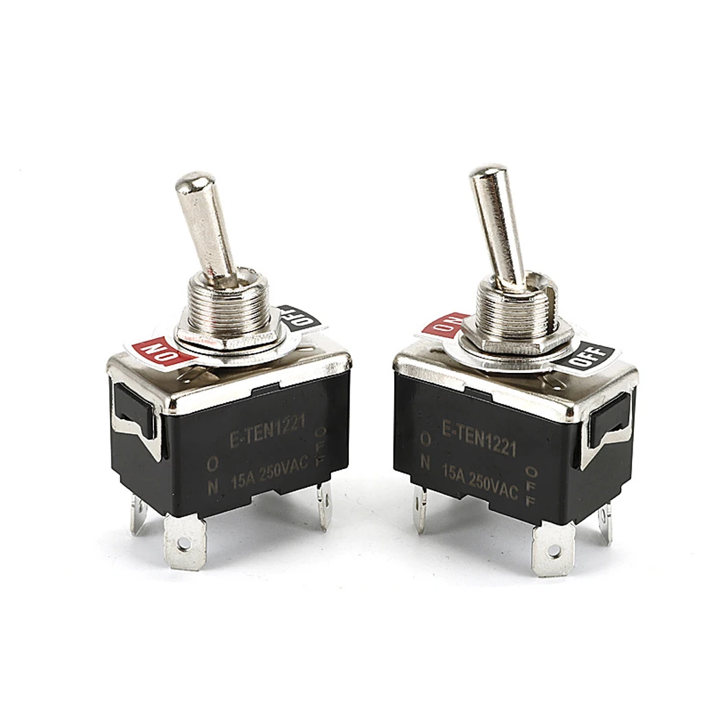 ABILKEEN E-TEN1021/1121/1122/1221/1321/1322 Кулисный тумблер M12 ON-ON/ON-OFF/ON-OFF-ON 2/3-позиционный с