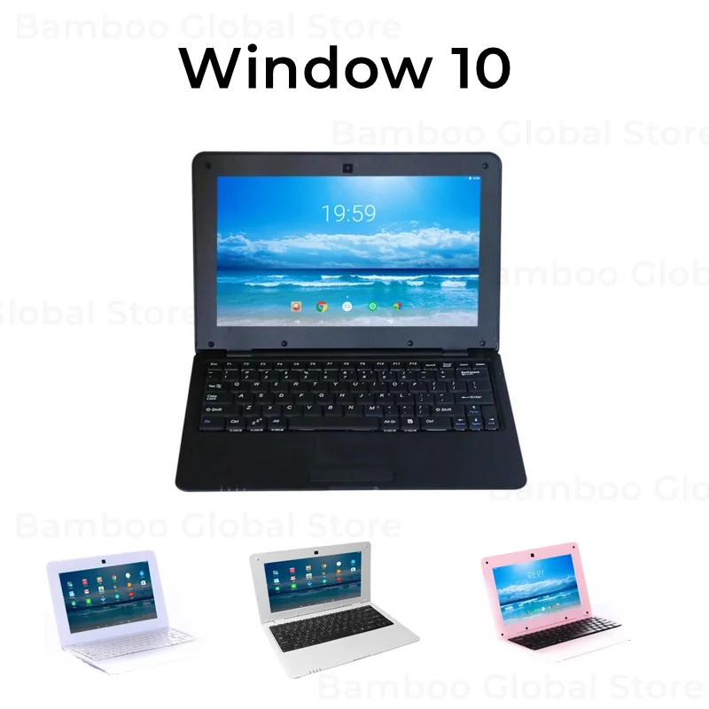 Laptops Android 6.0 Ноутбуки Full HD Netbook Hot Mini 10.1 Inch Gaming Computer Mass Memory 1GB+8GB With Cheap PC Laptop CPU A33