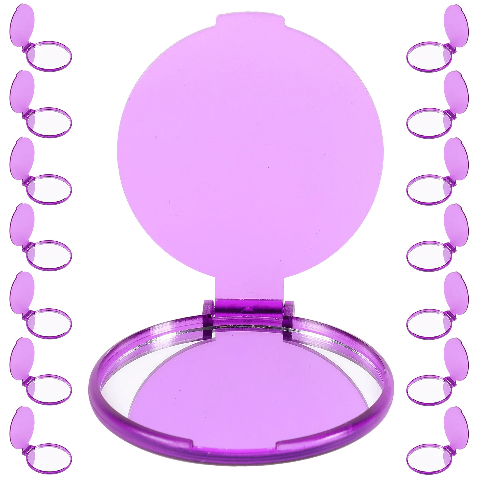 

Mirror Makeup Pocket Compact Purse Round Mini Foldable Bulk Travel Mirrors Women Gift Girls Folding Portable Pink Purses Hand