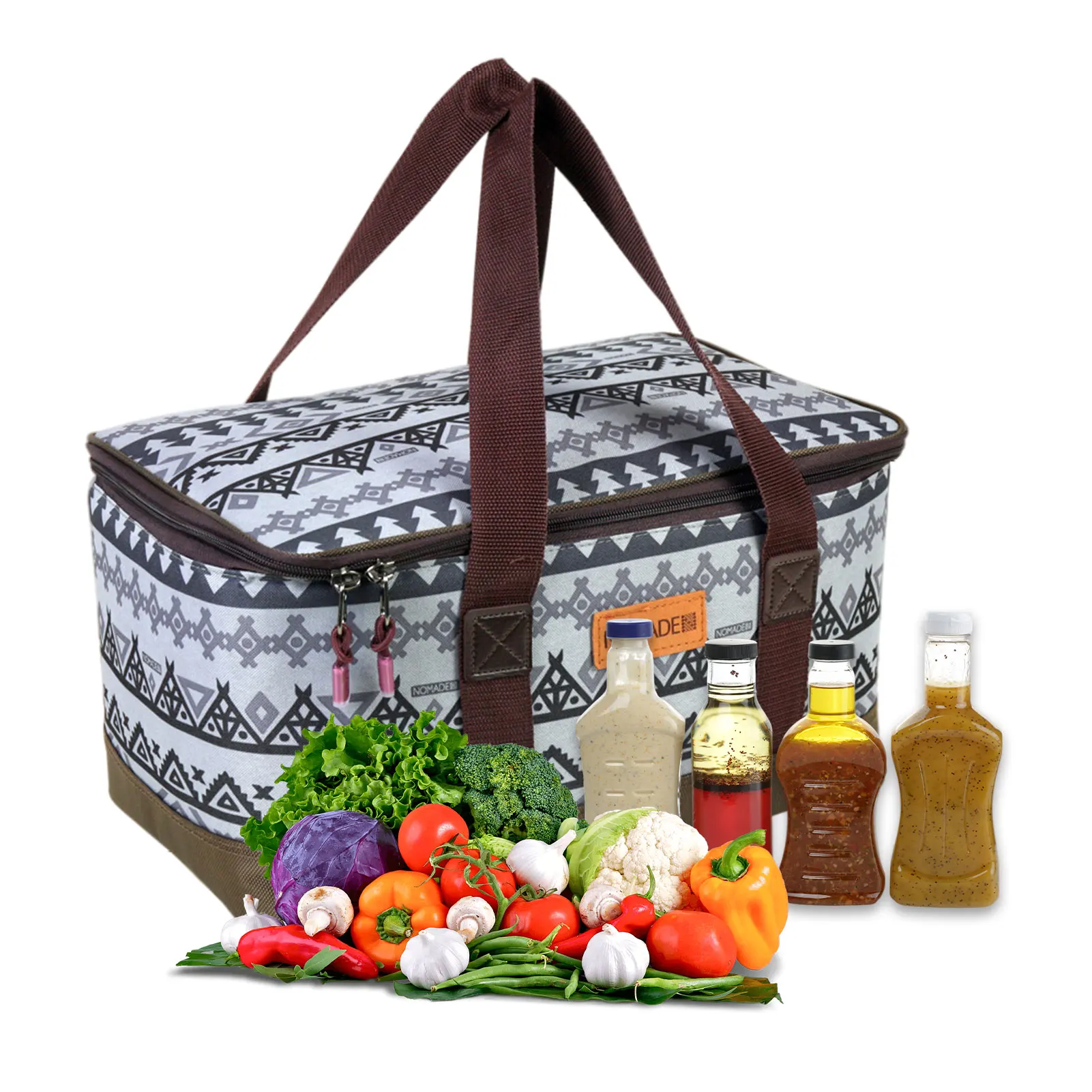 

Camping Storage Bags | Dustproof Portable Storage Tote Bag With Handle Zipper Compartments For Camping Gear Organization