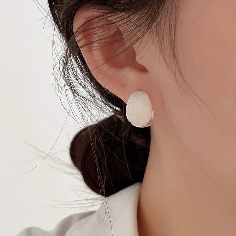 PersistenceS925Стерлингового серебра с эмалью и глазурью французские серьги женские