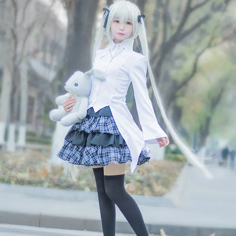 

Костюм женский в стиле японской игры, Yosuga no Sora Sky of Connection Sweet Loli, униформа на Хэллоуин для женщин и девушек