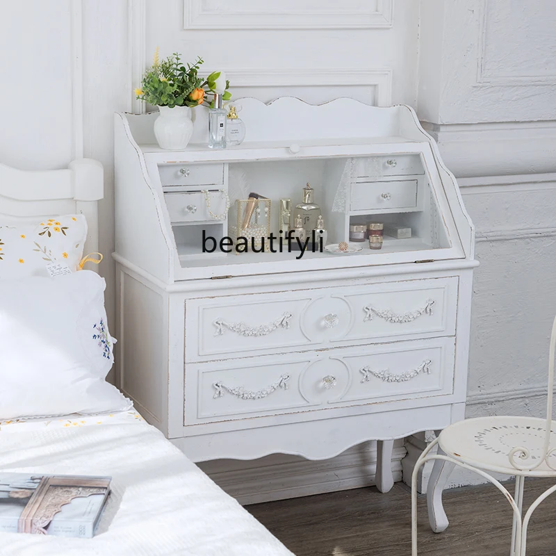 Ювелирный шкаф во французском стиле yj с выдвижными ящиками Домашний напольный