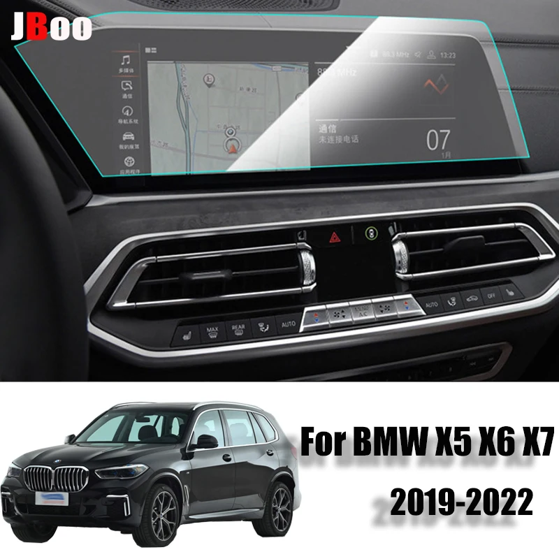 

Tempered Glass Screen Protector Navigation Dashboard Display Protection Film for BMW X5 X6 X7 G05 G06 G07 2019 2020 2021 2022