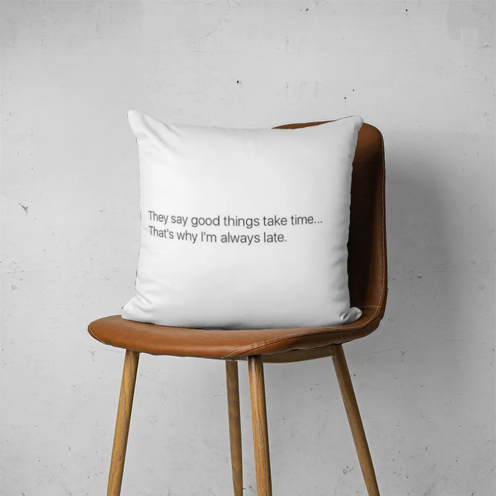 

QUOTE PILLOW 010 Customizable Bedroom Bed Sofa Hotel Car Lumbar Pillow Fashion Decorative Pillow Cover