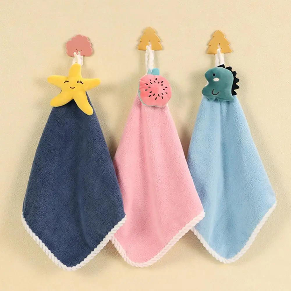 

High-efficiency Cleaning Towel 30*30cm Thicken Soft Hand Towel Kitchen Tools Gadgets Baby Towel Absorbent Cloth Cartoon