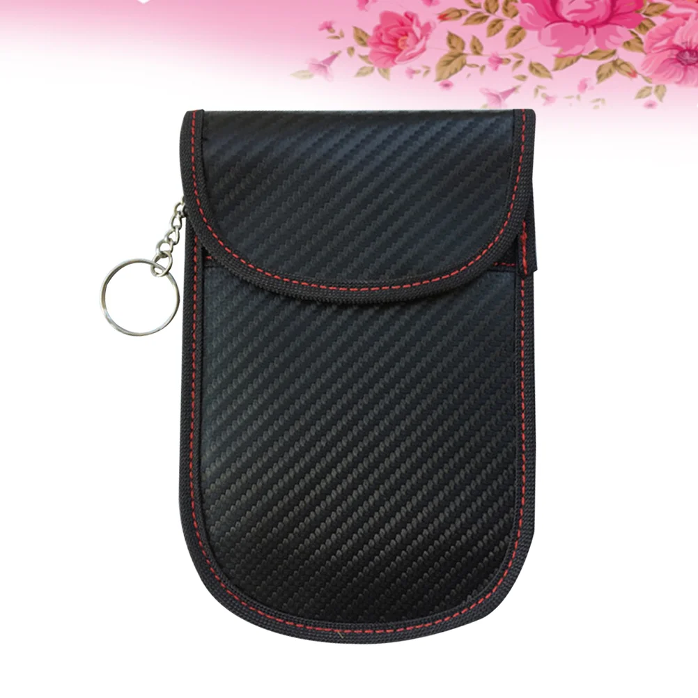 

1pc Black Shielding Bag Privacy Protection Bag Car Key Bag for Families