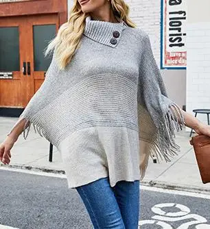 Женский свитер с рукавом «летучая мышь»