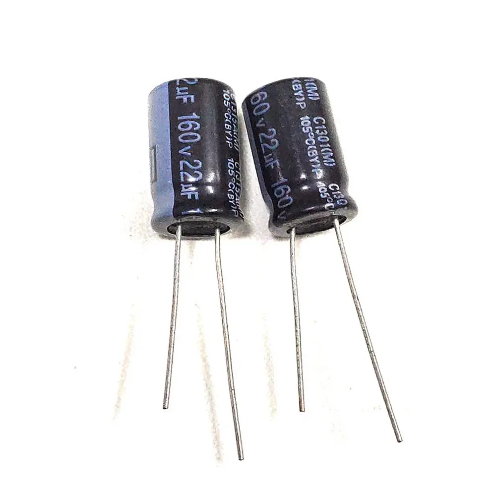 

10pcs 22uF 160V 22MFD 160WV Aluminum Electrolytic Capacitor 10*16mm Radial 22mf160v 22uf160v 160v22mf 160v22uf