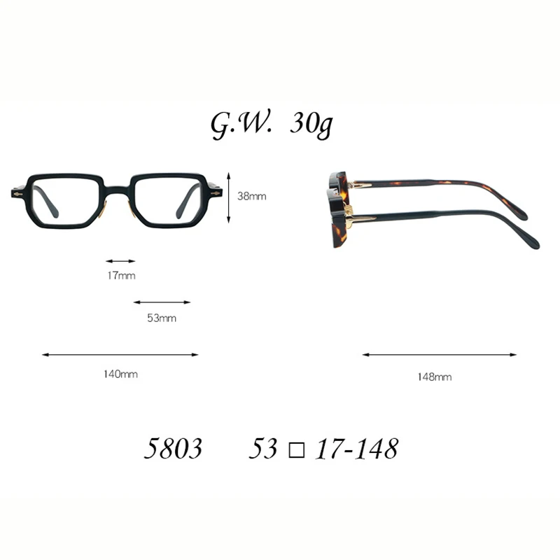 Оправа для очков из ацетата в стиле панк мужские очки с защитой от синего света