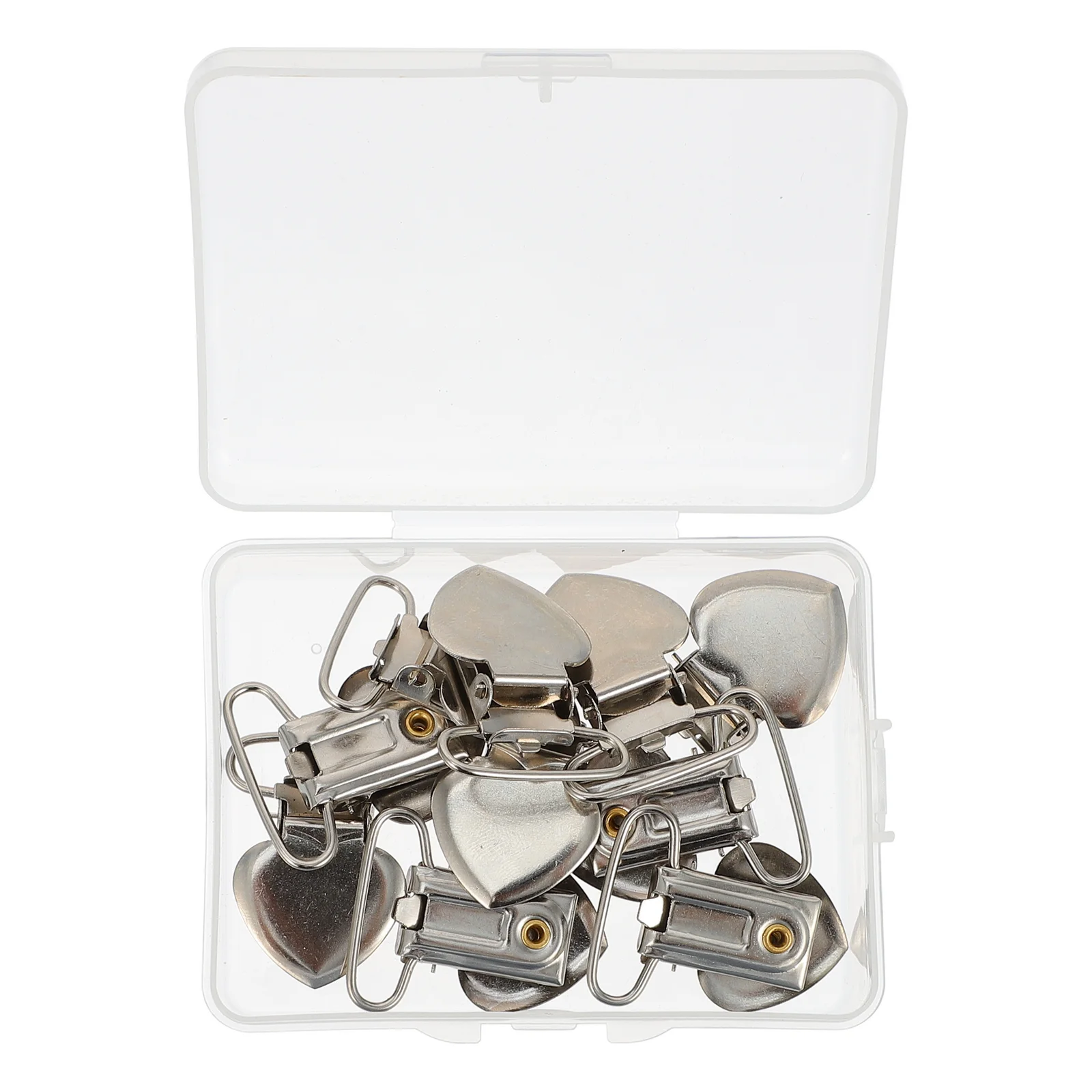 

Pacifier Clips Suspender Accessories Clip Metal Nursing Diy Teething Holders Kids Chain Teether Round Soother Holder