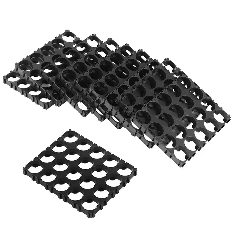 

10Pcs 4X5 Cell Battery Spacer 18650 Battery Radiating Shell Pack Plastic Heat Holder Bracket