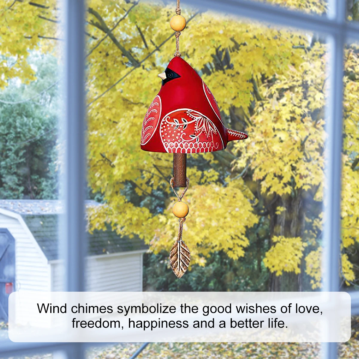 

3D Bird Wind Chimes Vintage Room Decor Bird Windchimes Pedant Exquisite Decorative Bird Bell Windchimes Home Decoration