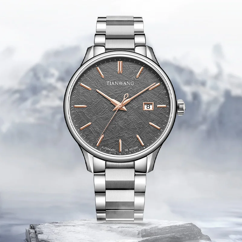 TIAN WANG мужские часы для мужчин деловые наручные часы автоматические ...