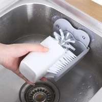 2 in 1 cleaning brush cup scrubber suction wall lazy bottles brush glass cleaner thermos washing brush kitchen clean accessories