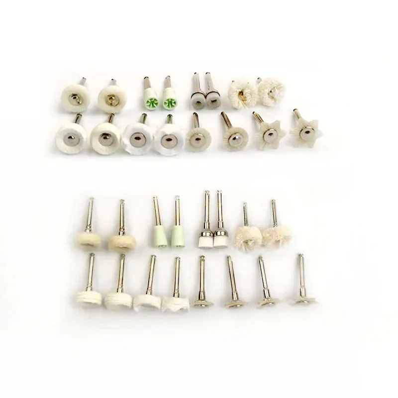 76 шт./компл. набор кистей для стоматологических робсон простые белые хлопковые