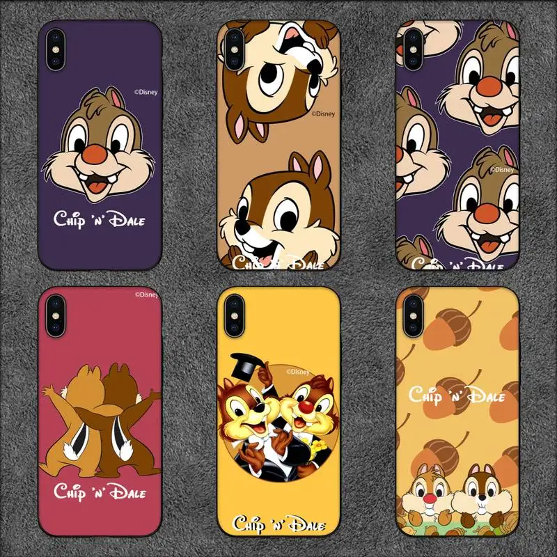 

Disney Chip 'n' Dale Phone Case For iPhone 11 12 Mini 13 14 Pro XS Max X 8 7 6s Plus 5 SE XR Shell