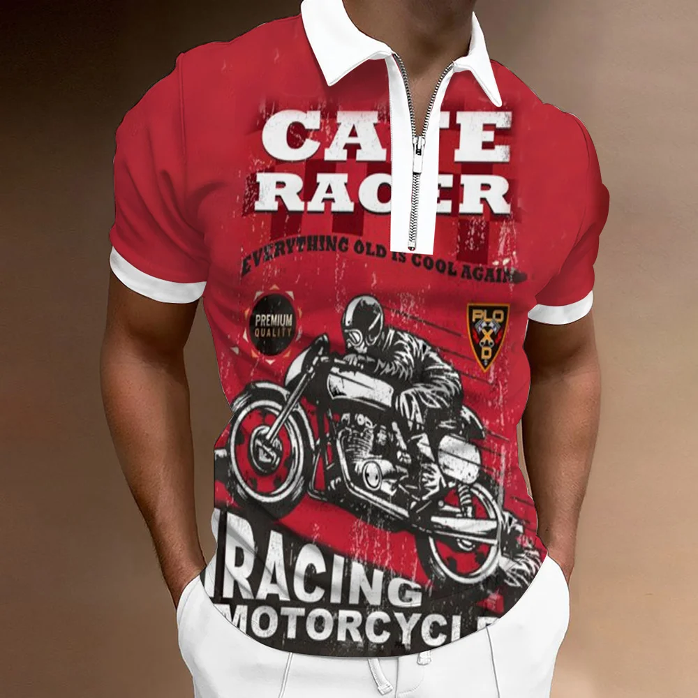 

Men Polo Men Shirt Short Sleeve Polo Shirt Contrast Color Polo New Clothing Summer Streetwear Casual Fashion Men tops