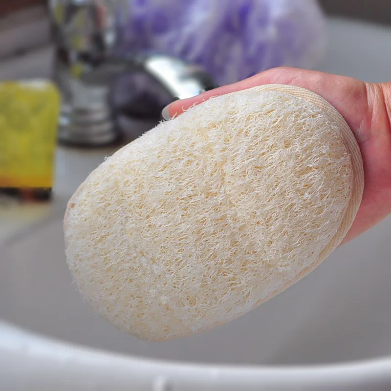 

Natural Loofah Body Scrubber Bath Exfoliating Sponge Clearner Pad Body Skin Care Tool DH74