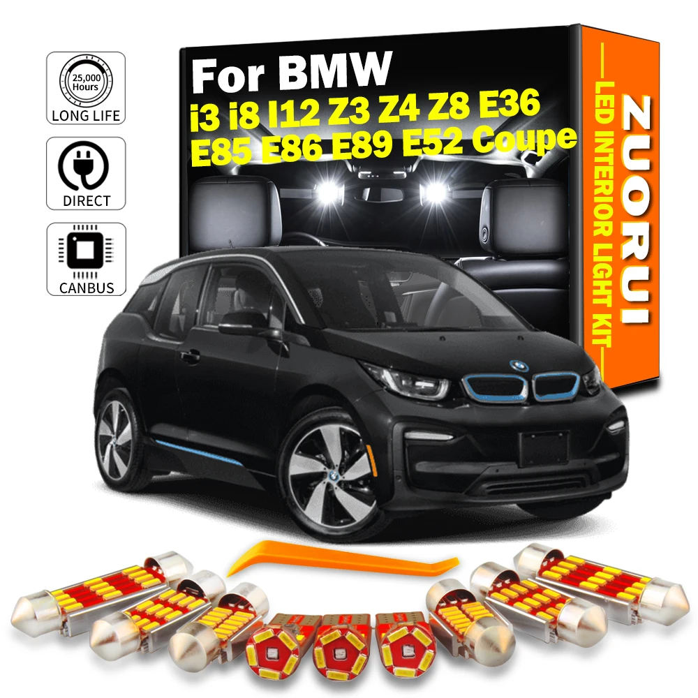 Светодиодные лампы ZUORUI для BMW i3 i8 i12 Z3 Z4 Z8 E36 E85 E86 E89 E52 Coupe 1996-2019 2020 |
