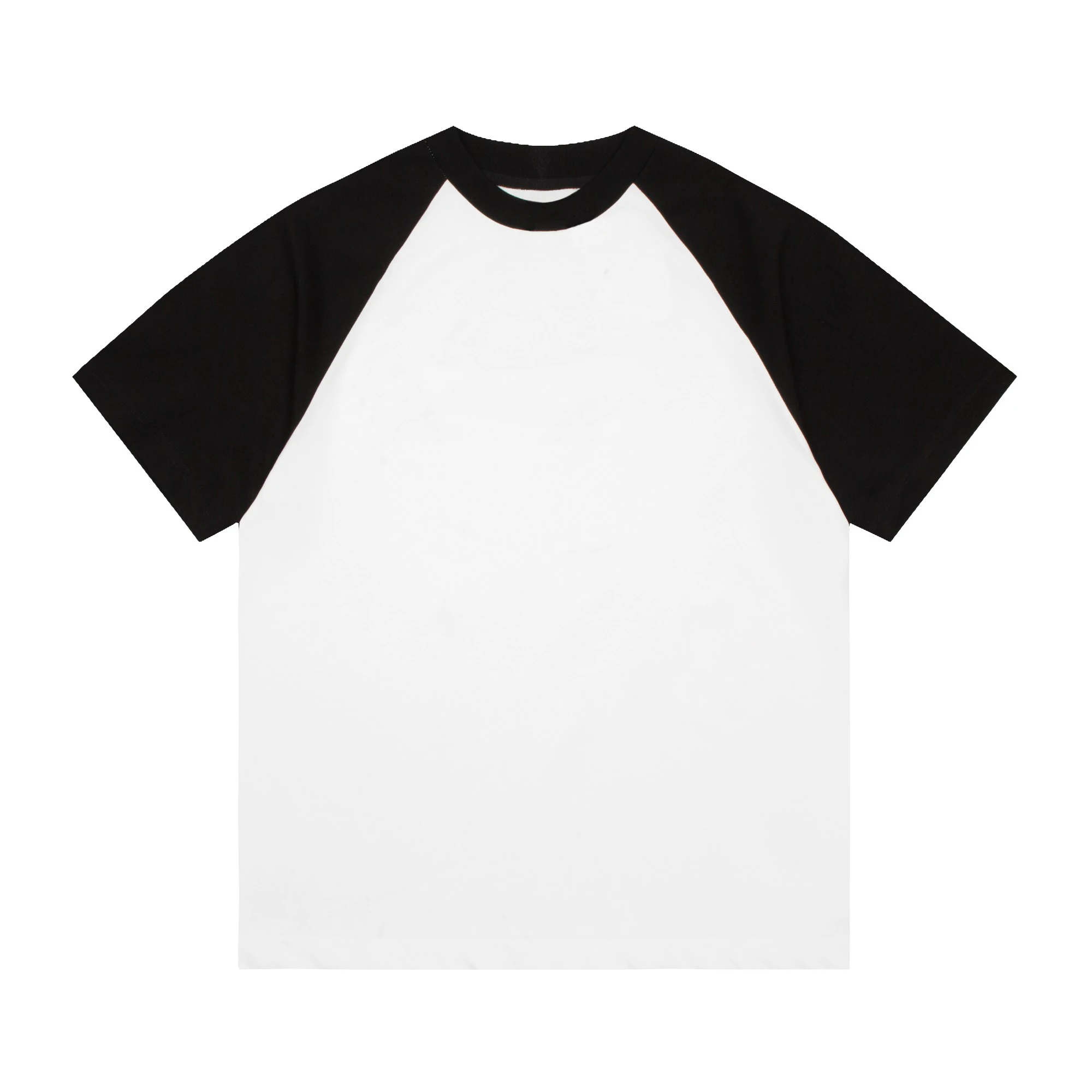 

Летняя Новинка 2023, хлопковая Футболка с черно-белыми панелями и круглым вырезом