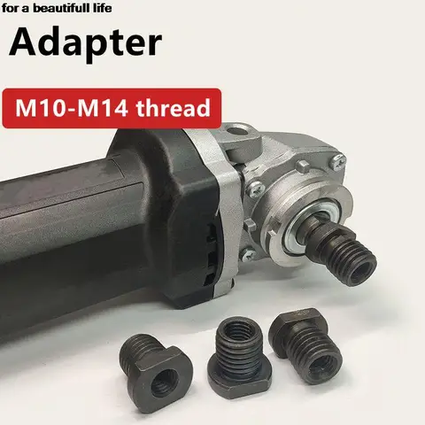 1 шт. Новый адаптер M10 угловая шлифовальная машина M14 резьбовой преобразователь переходник Arbor коннектор полировка для алмазного сердечника бит инструменты