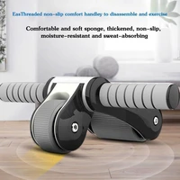 detachable fold ab rollers abs double core exercise home wheel exercise roller ab machine workout equipment strength traini k0b0