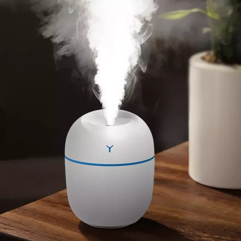 

NEW2023 Humidificador Mini Air Humidifier Aroma Essential Oil Diffuser Portable Humidifier for Home Car USB with LED Night Lamp