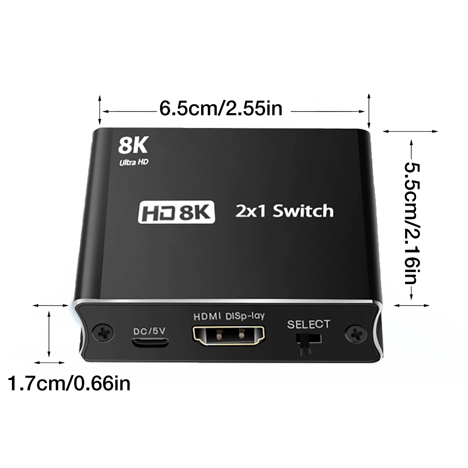 HDMIcompatible Splitter 4K переключатель KVM двунаправленный 1x 2/2x1 2 в 1 для PS4/3 ТВ-приставки