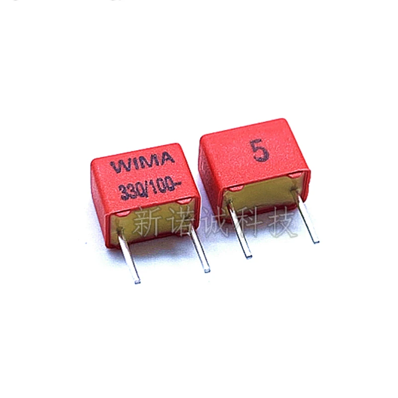 

10pcs/100pcs Germany WIMA Film Capacitor 100V 331 0.00033UF 100V 330PF 331J 5% FKP2 Pitch 5mm