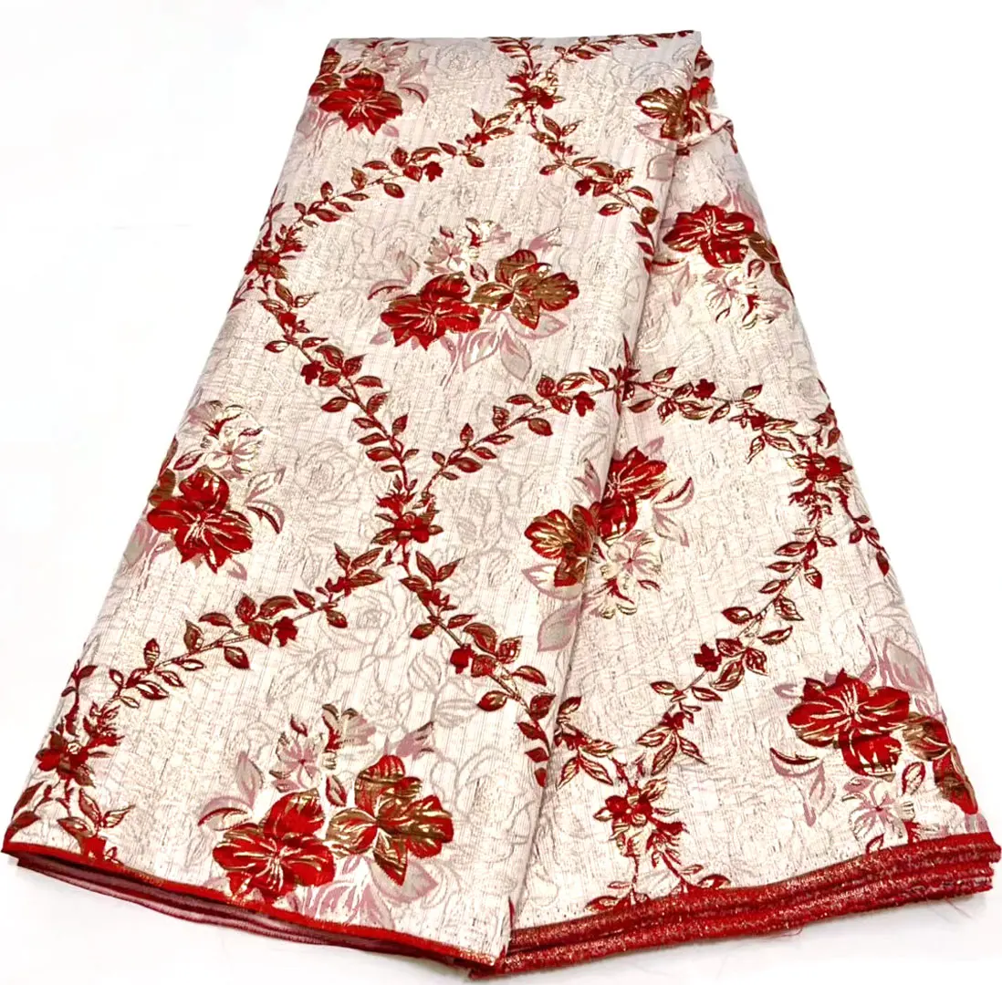 

Новая парчовая кружевная ткань с вышивкой, Женская жаккардовая кружевная ткань для свадебного платья, нигерийская Тюлевая кружевная ткань mh5413