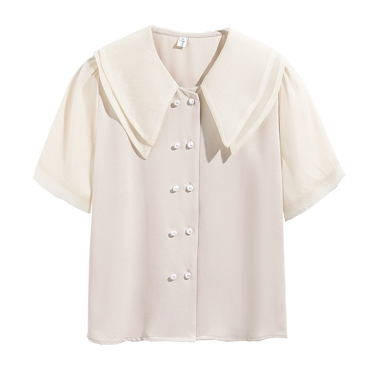 Блузка женская летняя с коротким рукавом G437