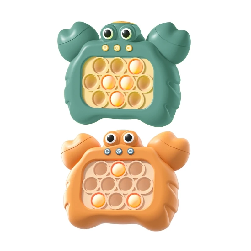 Light Up Pop-Puzzle Toy Electric Handheld Game Console Sensory Push Bubble Toy