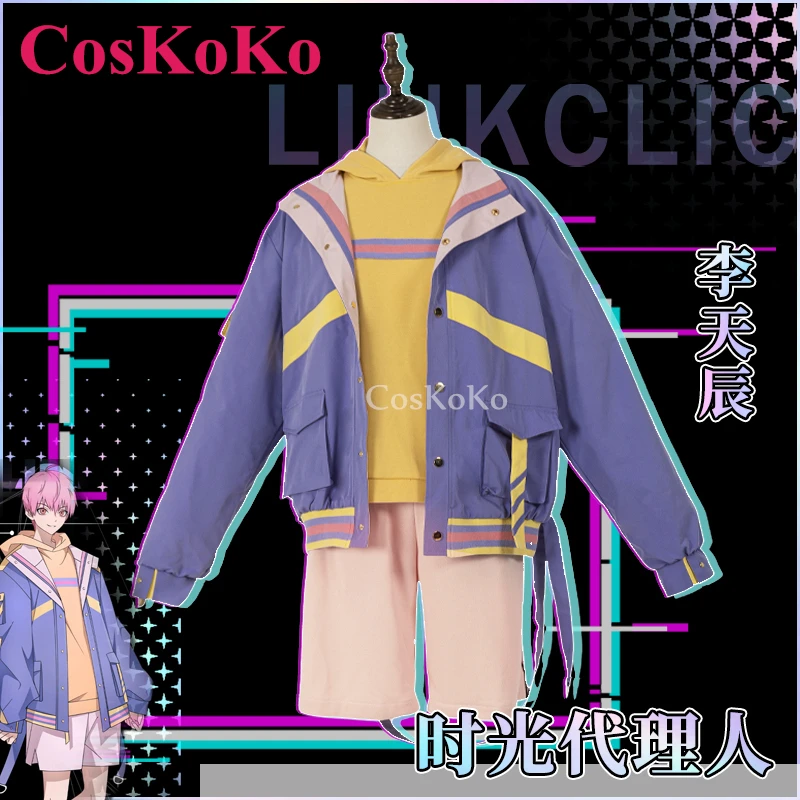

CosKoKo Li Tianchen Cosplay Anime Link Click Costume Fashion Handsome Coat Daily Outfit Halloween Party Role Play Clothing New
