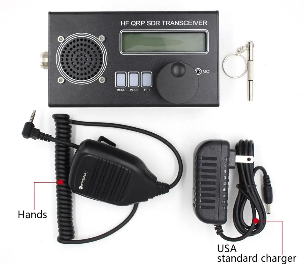 Новый USDX USDR HF QRP SDR трансивер SSB/приемопередатчик непрерывного действия 8-полосный