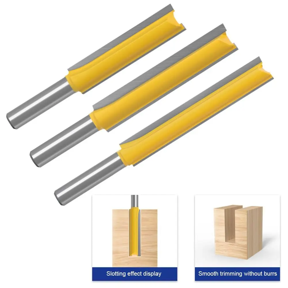 

New Woodworking Tool Carving Machine 8mm Shank Slotting Cutter Milling Cutter Router Bits Drill Bit