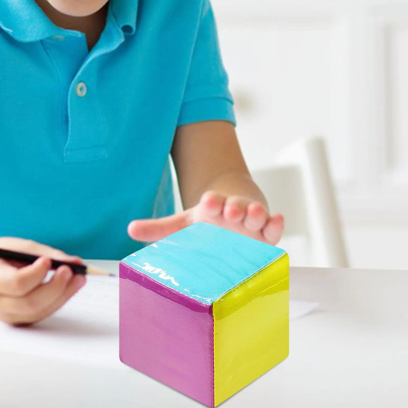 

Large Dice Plush Cube Props DIY Education Playing Game Dice for Classroom Teaching Materials Kindergarten Blocks Toys Preschool