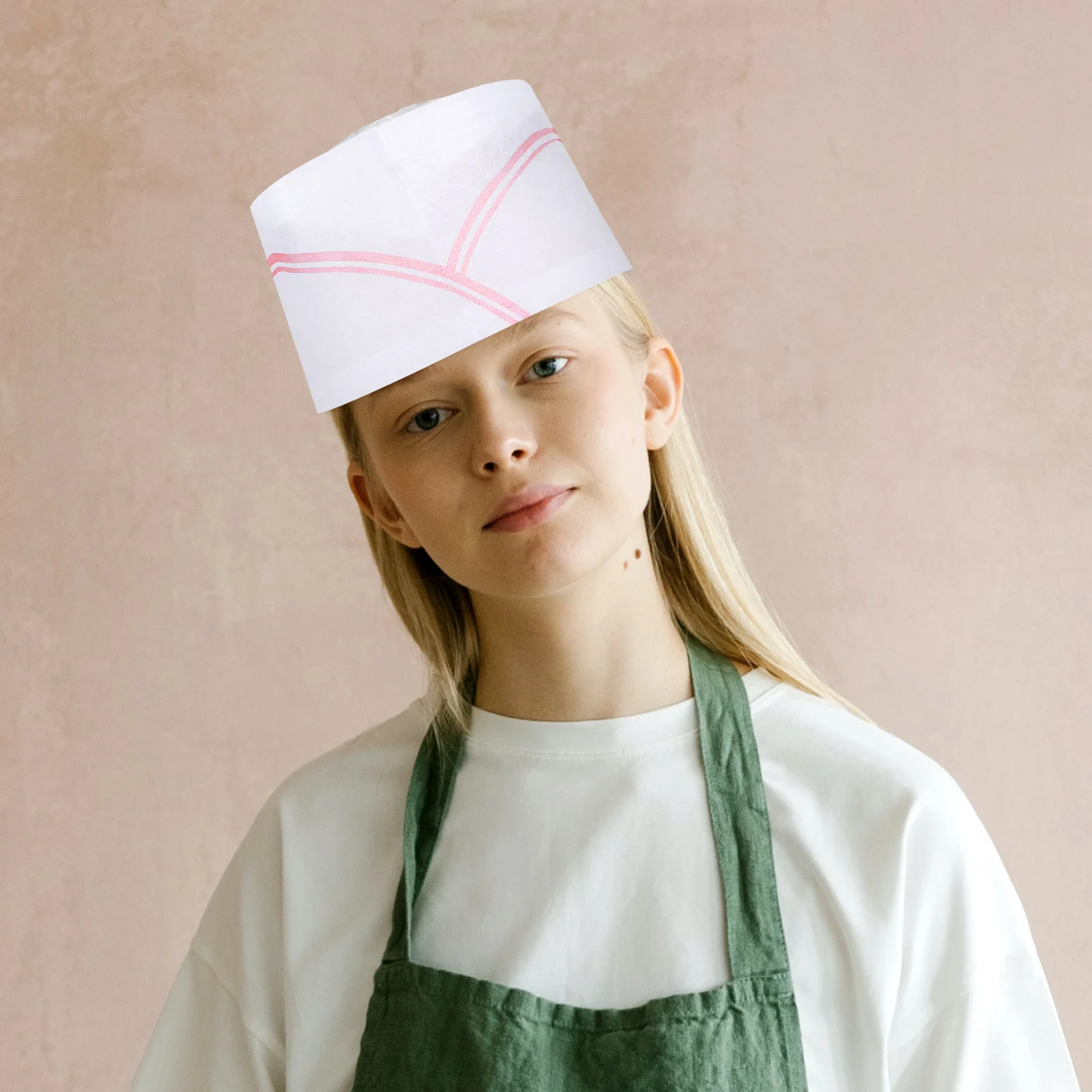 40 шт. одноразовая шляпа шеф-повара для приготовления пищи ресторана простой