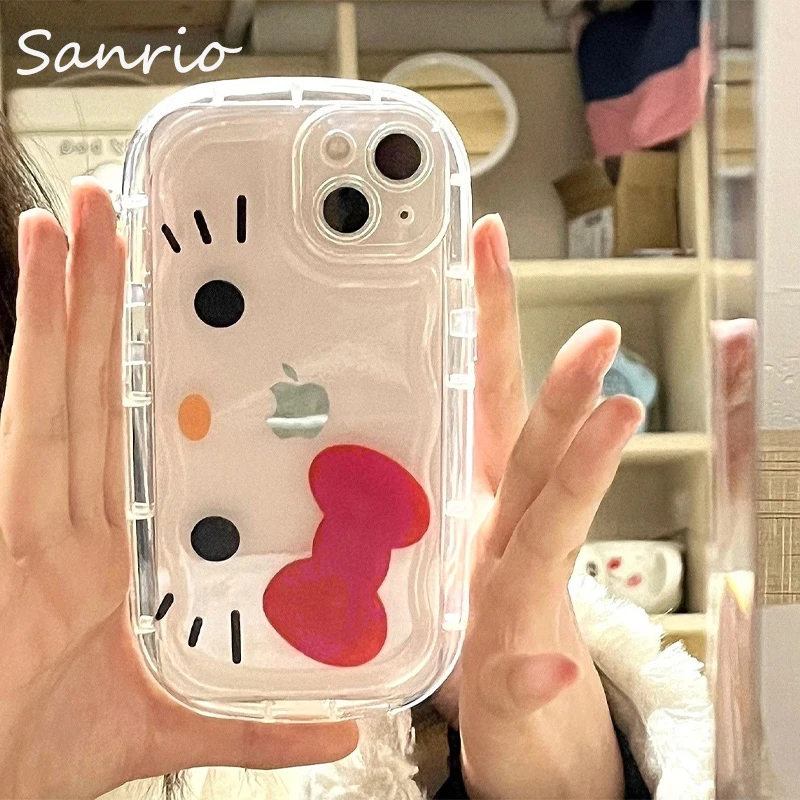 

Sanrio Hello Kitty Apple Phone Case Cute Cat Phone Full Cover Protective Case for Apple 13 New 14/11/xsPhone12/12p/6s/7p/8/8p