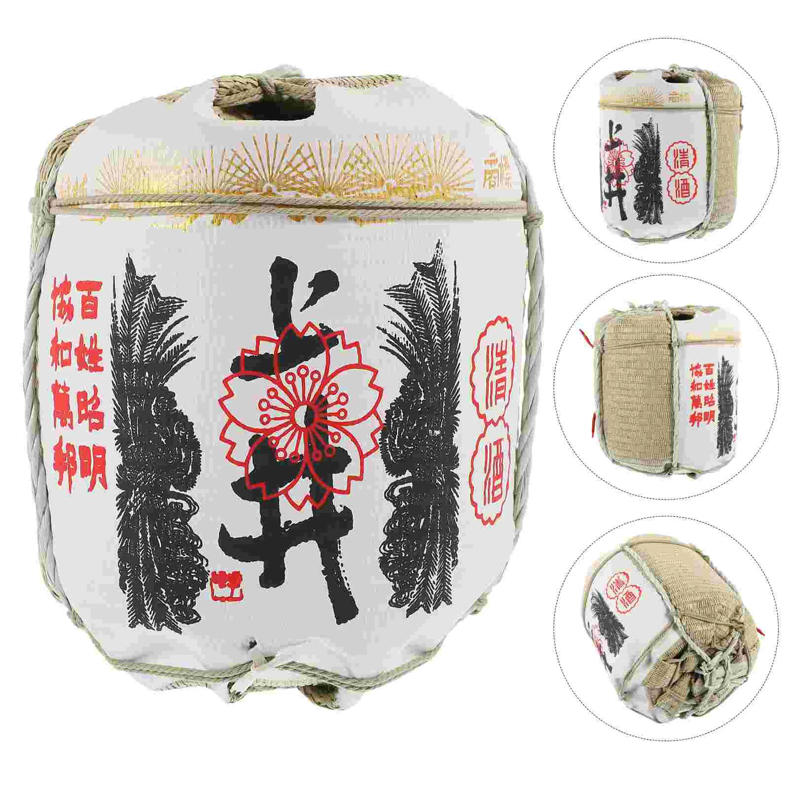

Japanese Sake Barrel Decoration Restaurant Adorment Props Models Style Astetic Room Sushi Food