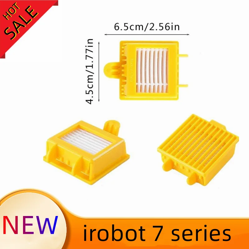 

Filtro hepa para robô aspirador de pó, acessório de reposição para irobot roomba 770, 780, 790, 700 e series