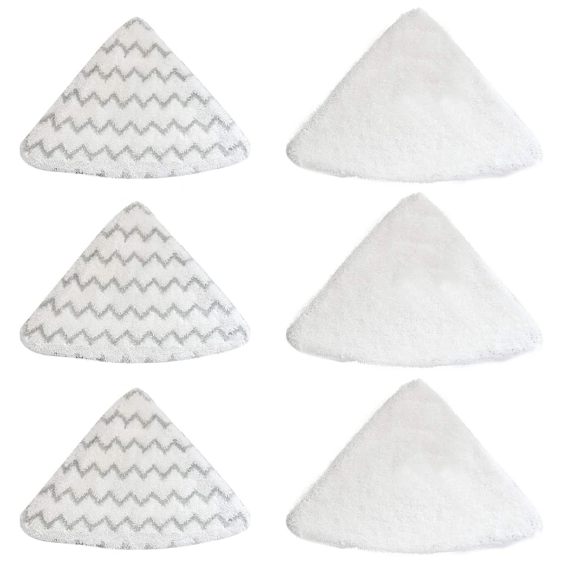 6 Pack Steam Mop Replacement Pads Compatible For Bissell Pow