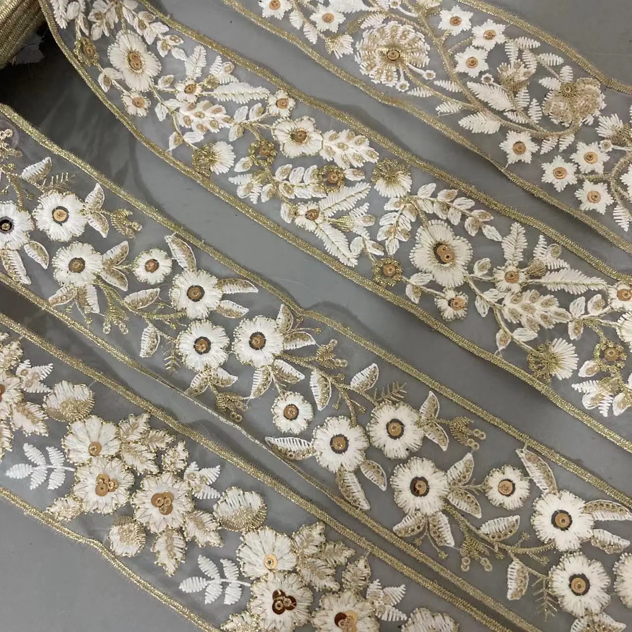 1 метр 5 см лента с кружевной отделкой новая этническая вышивка автомобильная