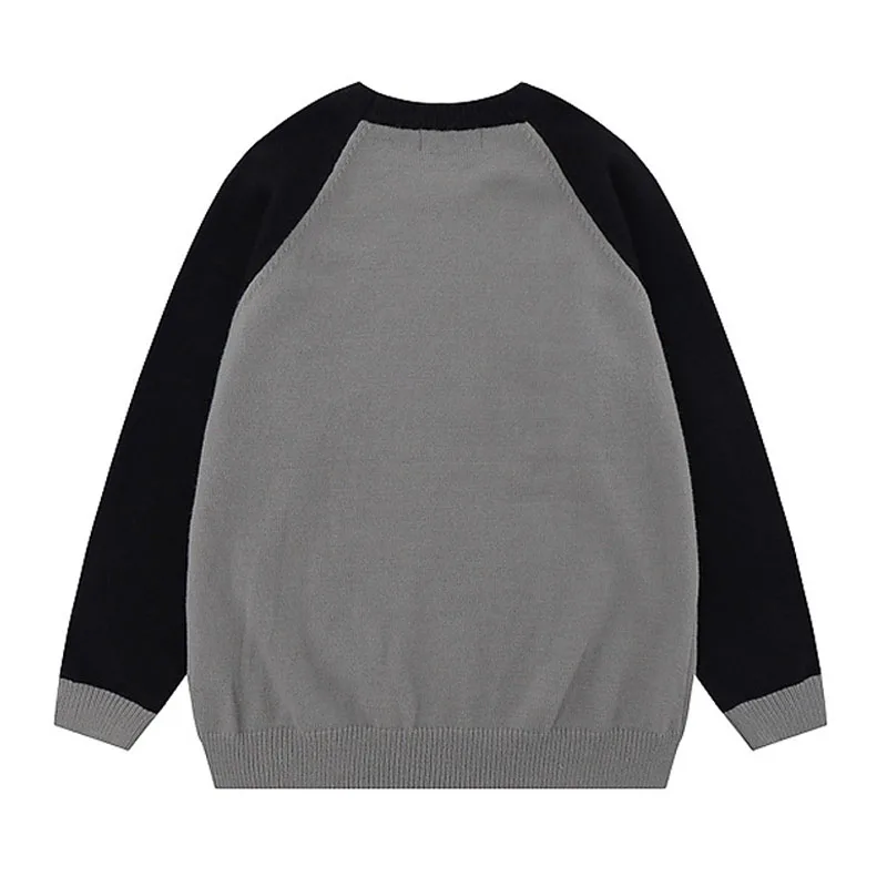 Пуловер мужской/женский трикотажный с круглым вырезом Осенний