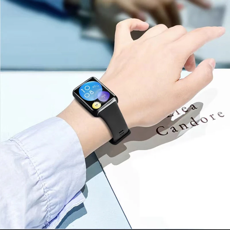 Silicone Strap For Huawei Watch Fit 2 sport Smart Watch Band For Huawei Watch Fit2 Replacement Wristband correa Accessories
