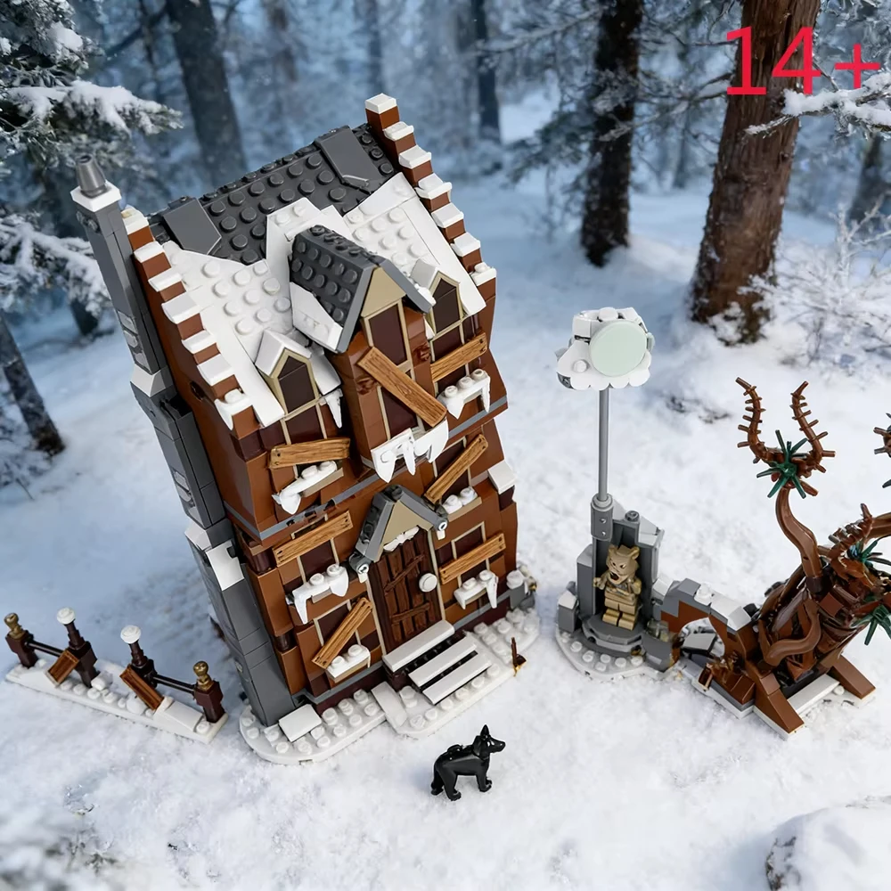 Фото Конструктор MOC: Модель «Кричащая хижина» из фильма «Волшебник страны Оз», игрушка для самостоятельной сборки, подарок на день рождения и Рождество №1