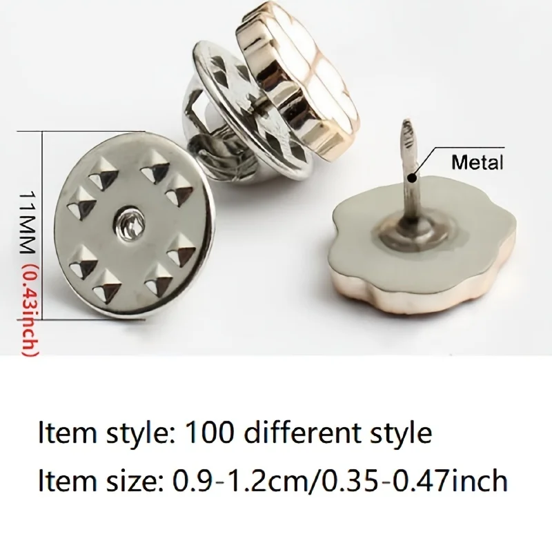 Брошь в виде пуговицы 10 шт